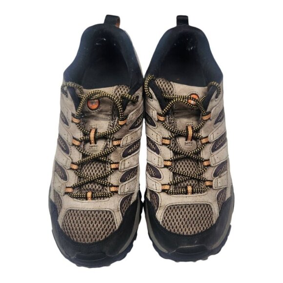 Merrell Mens Moab 2 Vent Hiking Shoes Size 8.5 Taupe Suede Cabincore - Picture 6 of 15